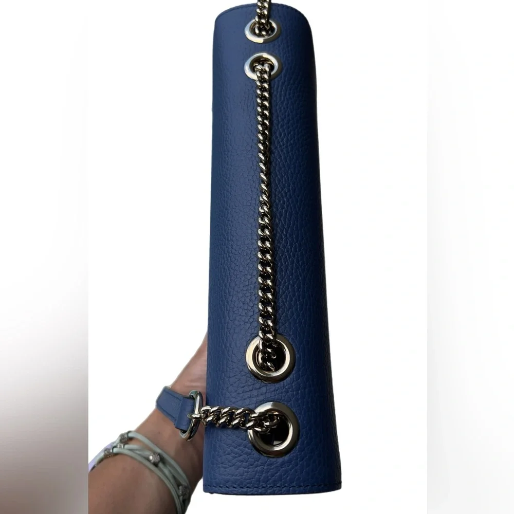 Authentic Gucci Leather Interlocking GG Shoulder Bag New Never Been Used…